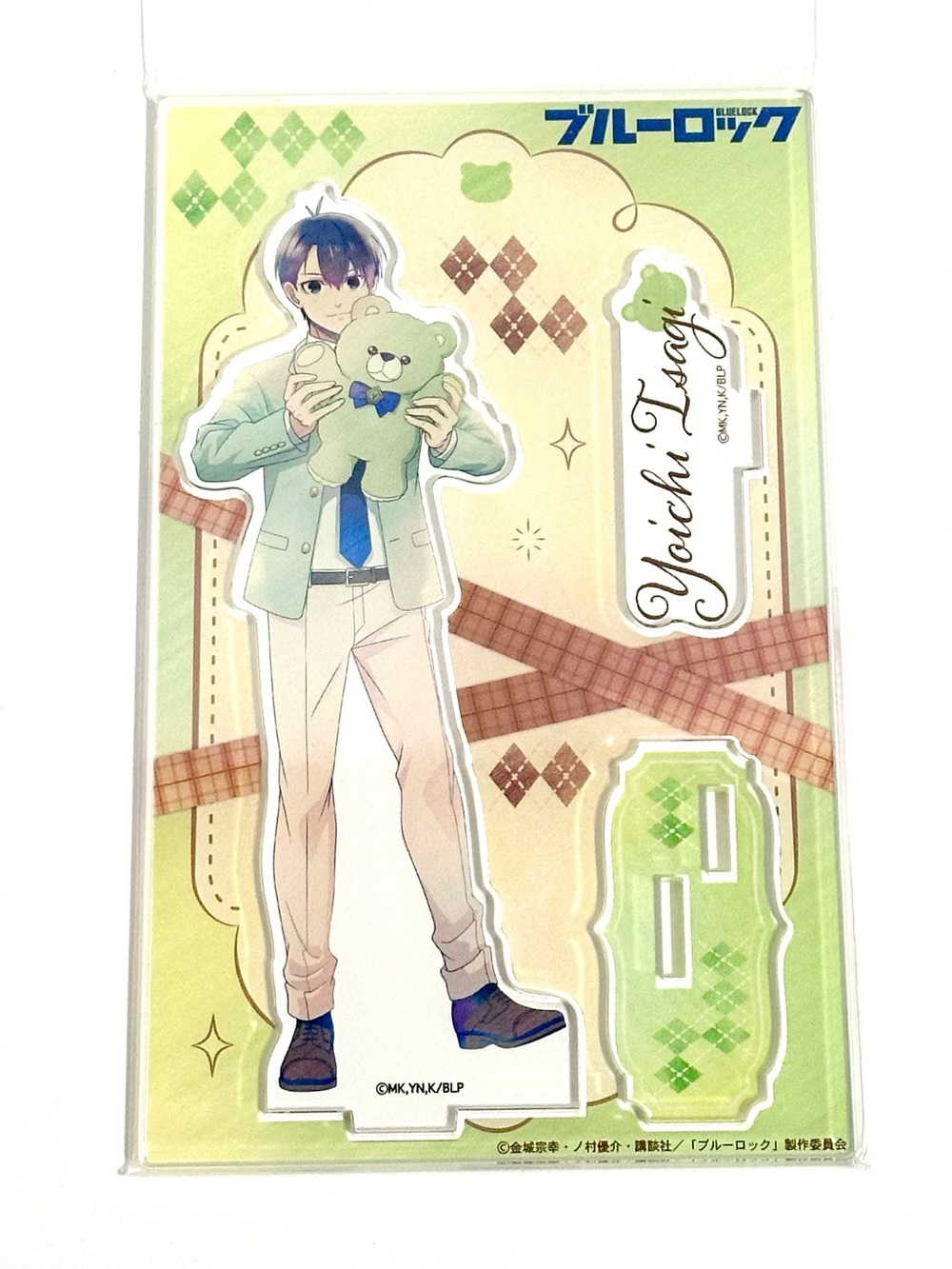 Blue Lock x Teddy Bear Acrylic Stand Yoichi Isagi